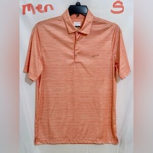 Greg Norman Collection Orange Polo Shirt Short Sleeve
